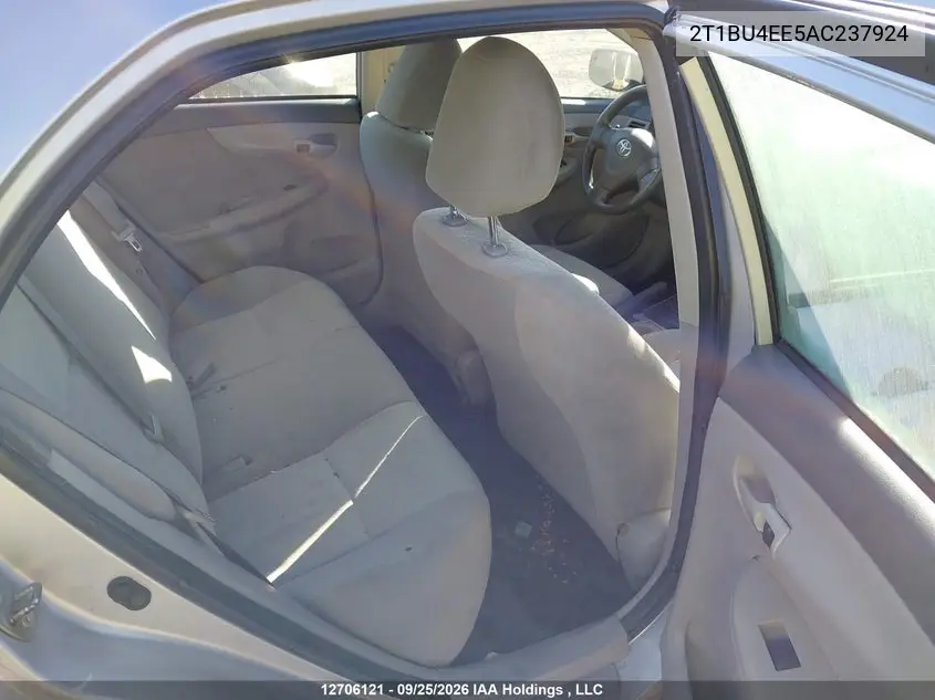 2010 TOYOTA COROLLA VIN 2T1BU4EE5AC237924 — фото 8