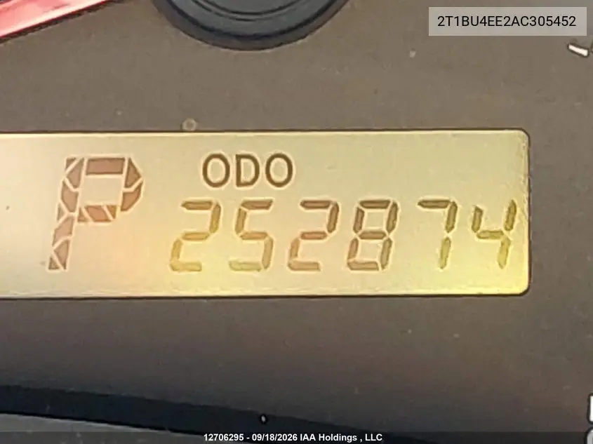 2010 TOYOTA COROLLA VIN 2T1BU4EE2AC305452 — фото 15