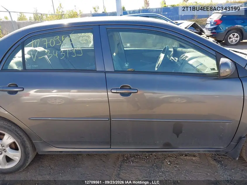 2010 TOYOTA COROLLA VIN 2T1BU4EE8AC343199 — фото 14