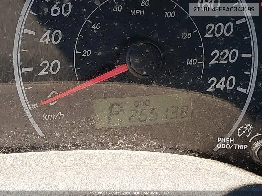 2010 TOYOTA COROLLA VIN 2T1BU4EE8AC343199 — фото 16