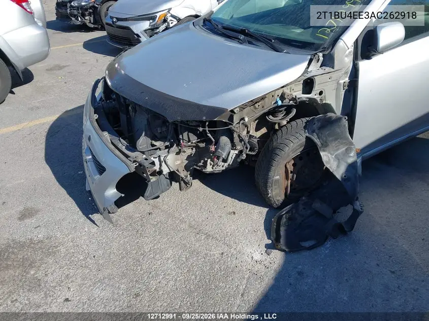 2010 TOYOTA COROLLA VIN 2T1BU4EE3AC262918 — фото 6