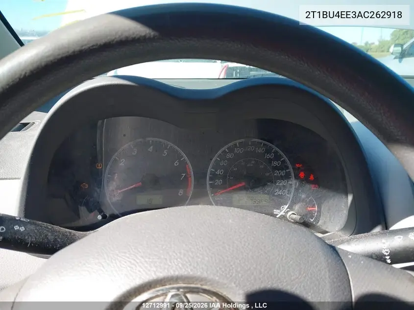 2010 TOYOTA COROLLA VIN 2T1BU4EE3AC262918 — фото 7