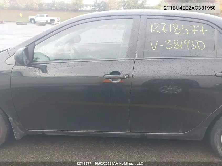 2010 TOYOTA COROLLA VIN 2T1BU4EE2AC381950 — фото 15