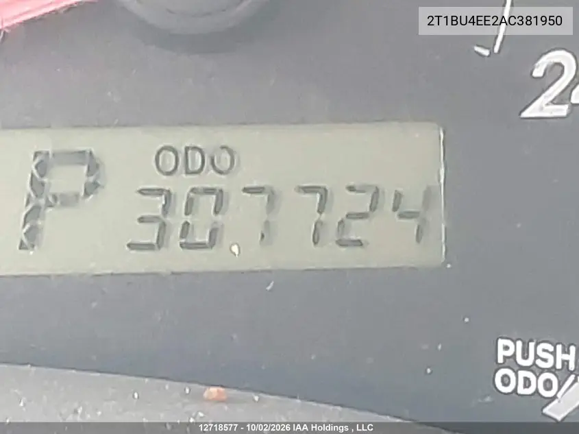 2010 TOYOTA COROLLA VIN 2T1BU4EE2AC381950 — фото 16