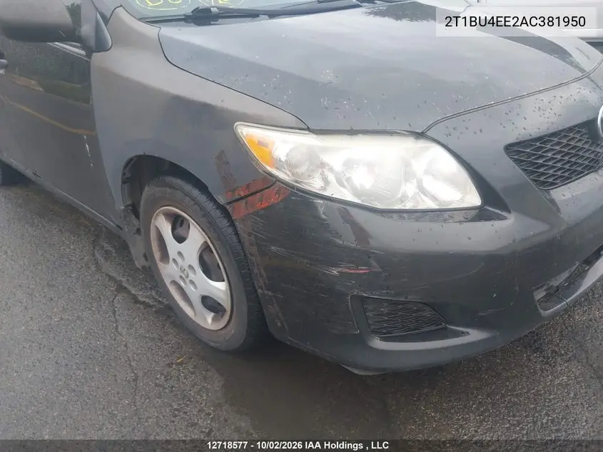 2010 TOYOTA COROLLA VIN 2T1BU4EE2AC381950 — фото 21
