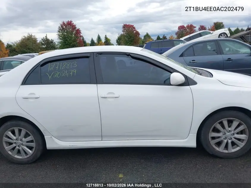 2010 TOYOTA COROLLA VIN 2T1BU4EE0AC202479 — фото 13