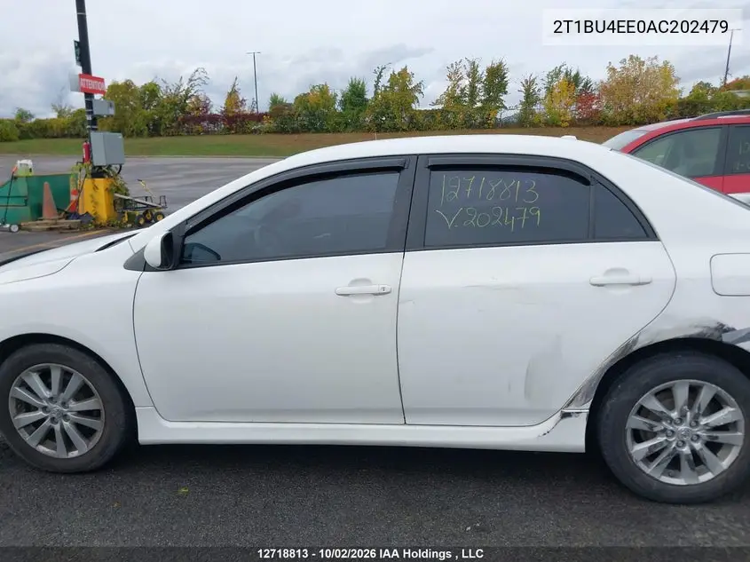 2010 TOYOTA COROLLA VIN 2T1BU4EE0AC202479 — фото 14