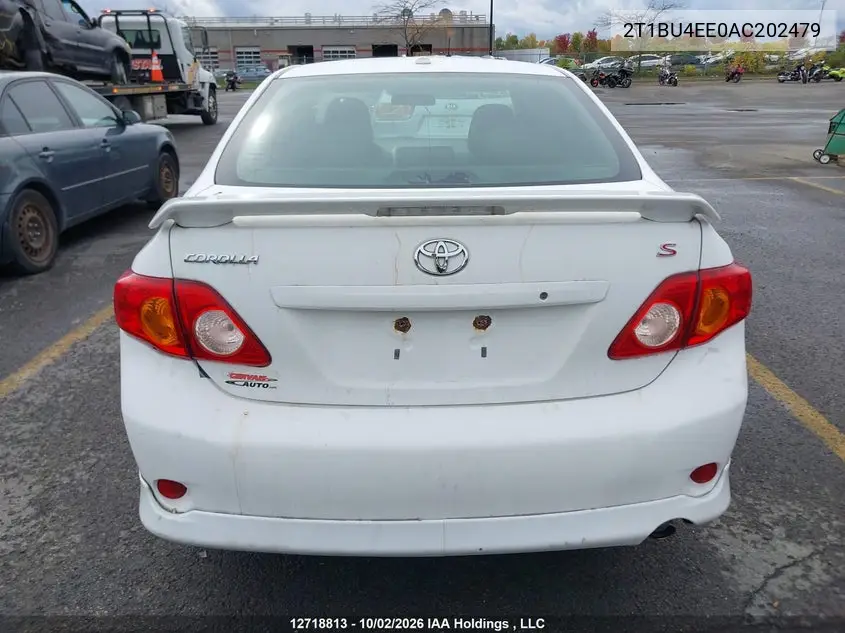 2010 TOYOTA COROLLA VIN 2T1BU4EE0AC202479 — фото 16