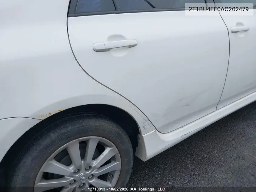 2010 TOYOTA COROLLA VIN 2T1BU4EE0AC202479 — фото 20