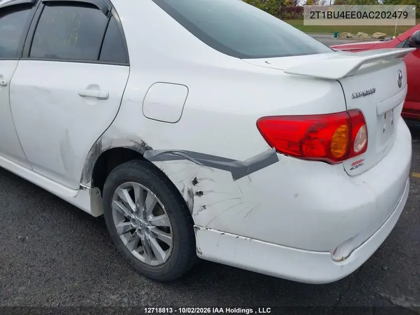 2010 TOYOTA COROLLA VIN 2T1BU4EE0AC202479 — фото 6