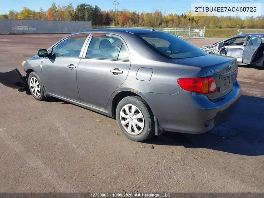 2010 TOYOTA COROLLA VIN 2T1BU4EE7AC460725 — фото 3