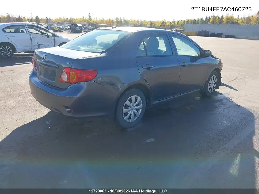 2010 TOYOTA COROLLA VIN 2T1BU4EE7AC460725 — фото 4