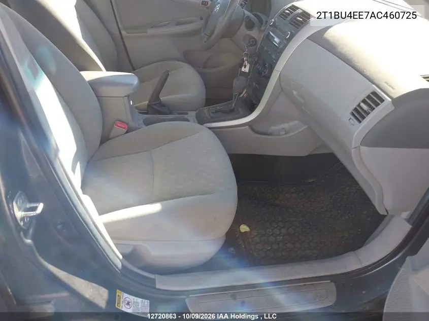 2010 TOYOTA COROLLA VIN 2T1BU4EE7AC460725 — фото 5