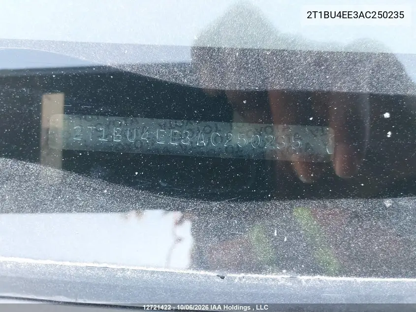 2010 TOYOTA COROLLA VIN 2T1BU4EE3AC250235 — фото 18