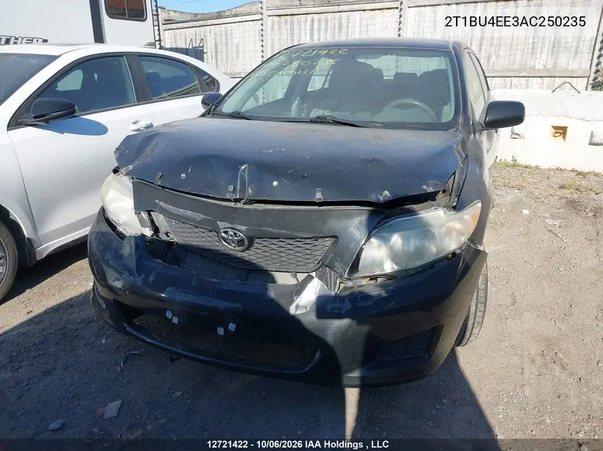 2010 TOYOTA COROLLA VIN 2T1BU4EE3AC250235 — фото 6