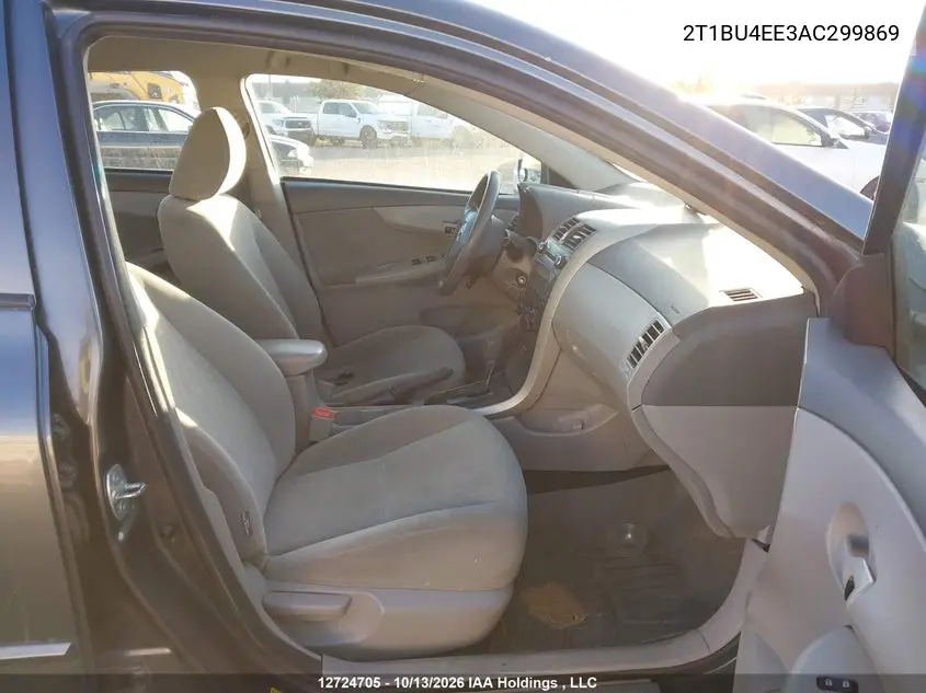 2010 TOYOTA COROLLA VIN 2T1BU4EE3AC299869 — фото 5