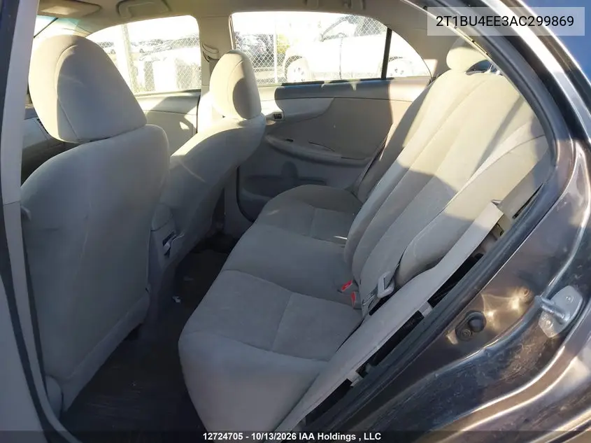 2010 TOYOTA COROLLA VIN 2T1BU4EE3AC299869 — фото 8