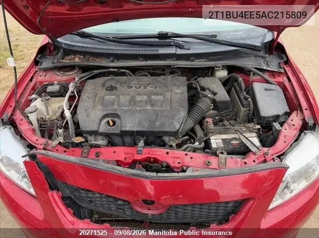 2010 TOYOTA COROLLA VIN 2T1BU4EE5AC215809 — фото 10