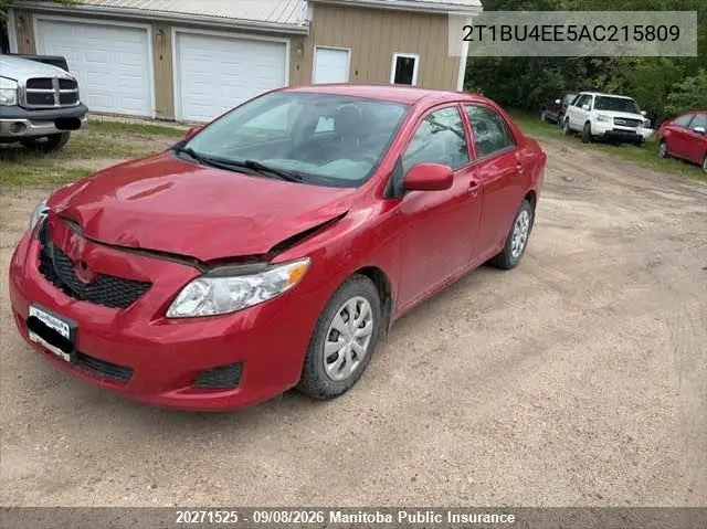 2010 TOYOTA COROLLA VIN 2T1BU4EE5AC215809 — фото 2