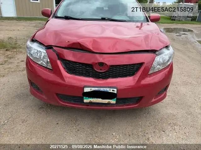 2010 TOYOTA COROLLA VIN 2T1BU4EE5AC215809 — фото 6
