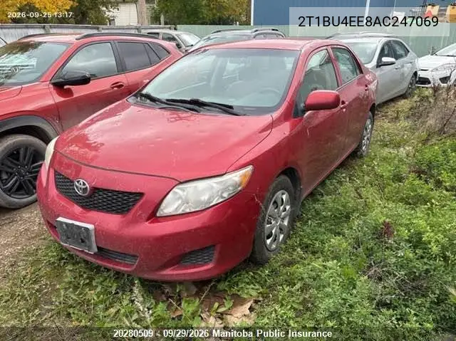 2010 TOYOTA COROLLA VIN 2T1BU4EE8AC247069 — фото 2