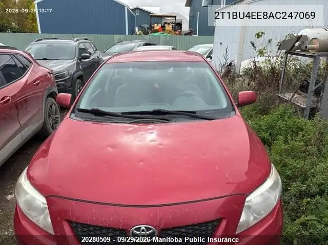 2010 TOYOTA COROLLA VIN 2T1BU4EE8AC247069 — фото 6