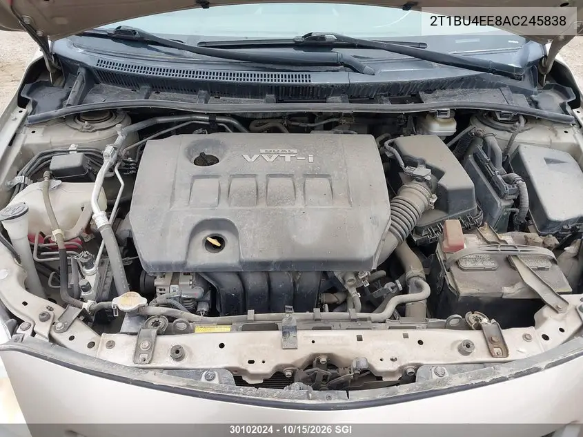 2010 TOYOTA COROLLA VIN 2T1BU4EE8AC245838 — фото 10