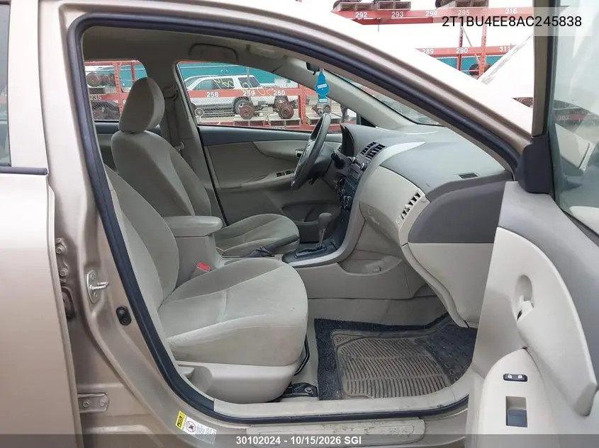 2010 TOYOTA COROLLA VIN 2T1BU4EE8AC245838 — фото 5