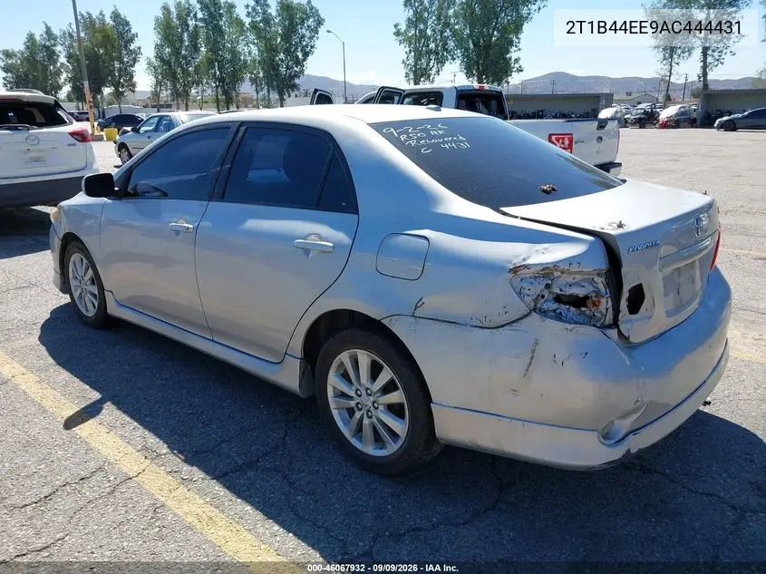 2010 TOYOTA COROLLA VIN 2T1BU4EE9AC444431 — фото 3