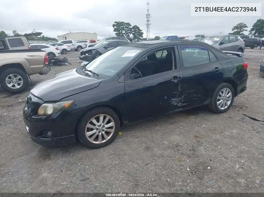 2010 TOYOTA COROLLA VIN 2T1BU4EE4AC273944 — фото 2