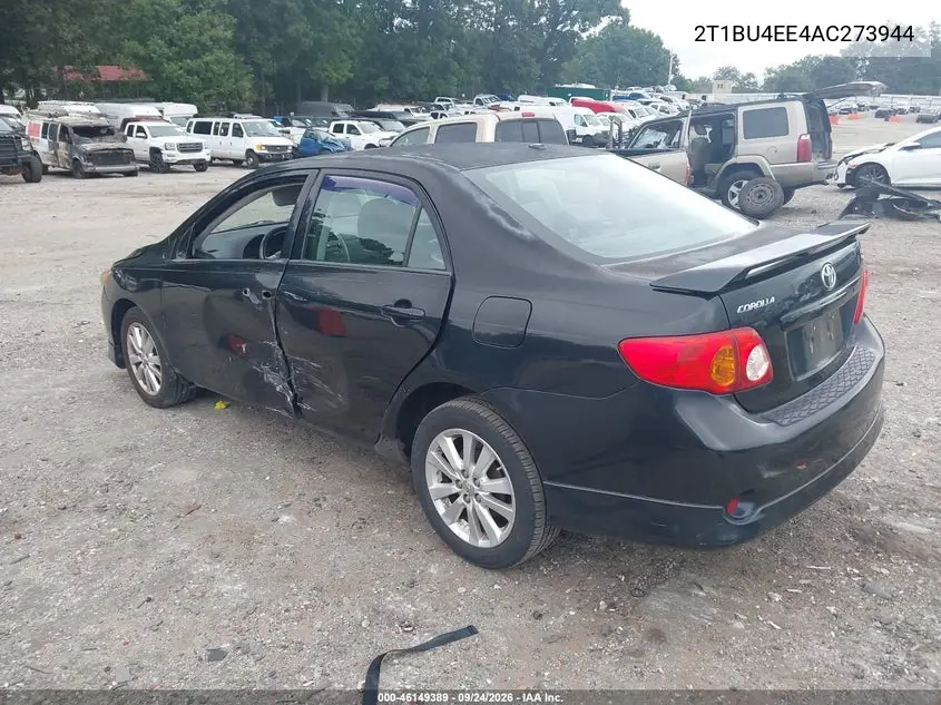 2010 TOYOTA COROLLA VIN 2T1BU4EE4AC273944 — фото 3