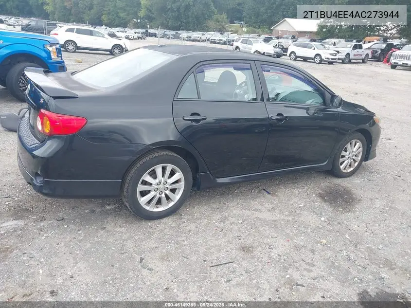2010 TOYOTA COROLLA VIN 2T1BU4EE4AC273944 — фото 4