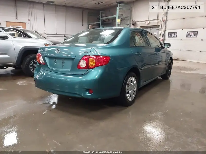 2010 TOYOTA COROLLA VIN 2T1BU4EE7AC307794 — фото 4