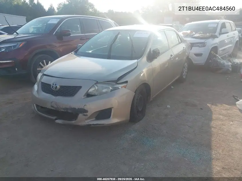2010 TOYOTA COROLLA VIN 2T1BU4EE0AC484560 — фото 2