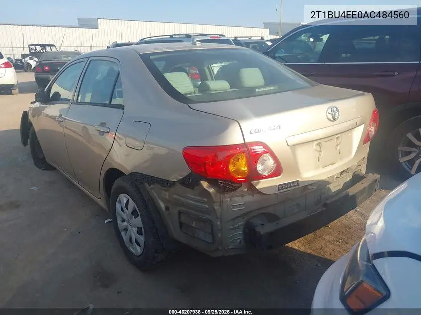 2010 TOYOTA COROLLA VIN 2T1BU4EE0AC484560 — фото 3