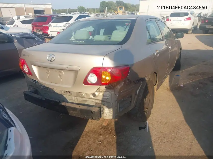 2010 TOYOTA COROLLA VIN 2T1BU4EE0AC484560 — фото 4
