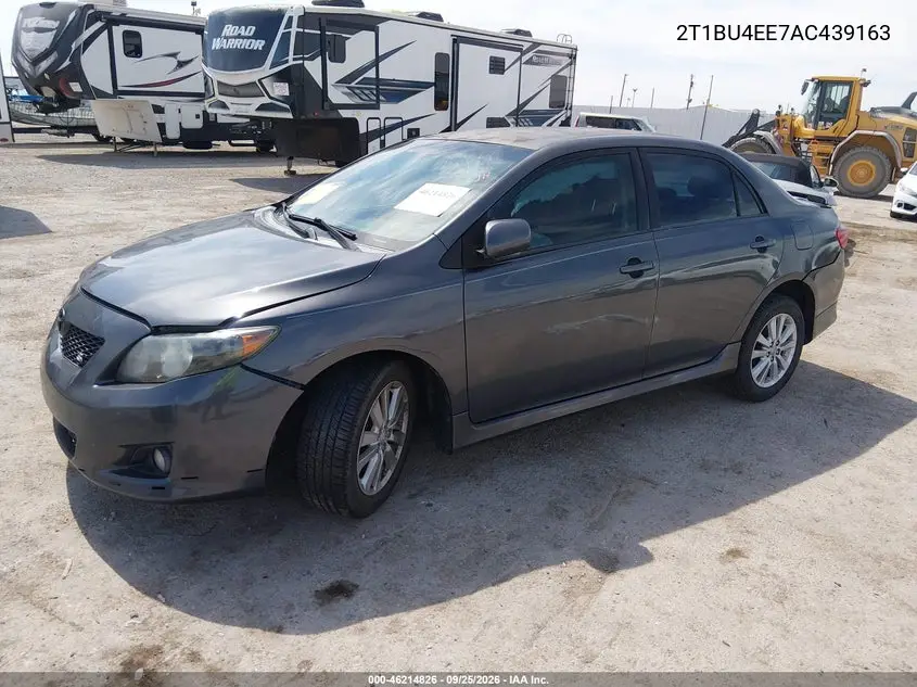 2010 TOYOTA COROLLA VIN 2T1BU4EE7AC439163 — фото 2