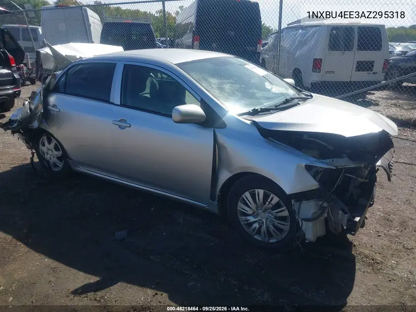 TOYOTA COROLLA 2010, VIN 1NXBU4EE3AZ295318