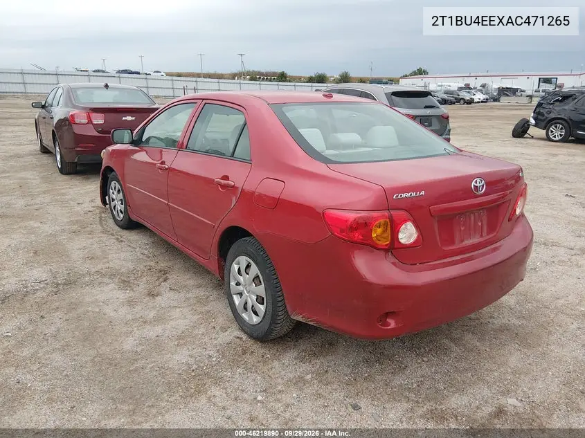 2010 TOYOTA COROLLA VIN 2T1BU4EEXAC471265 — фото 3