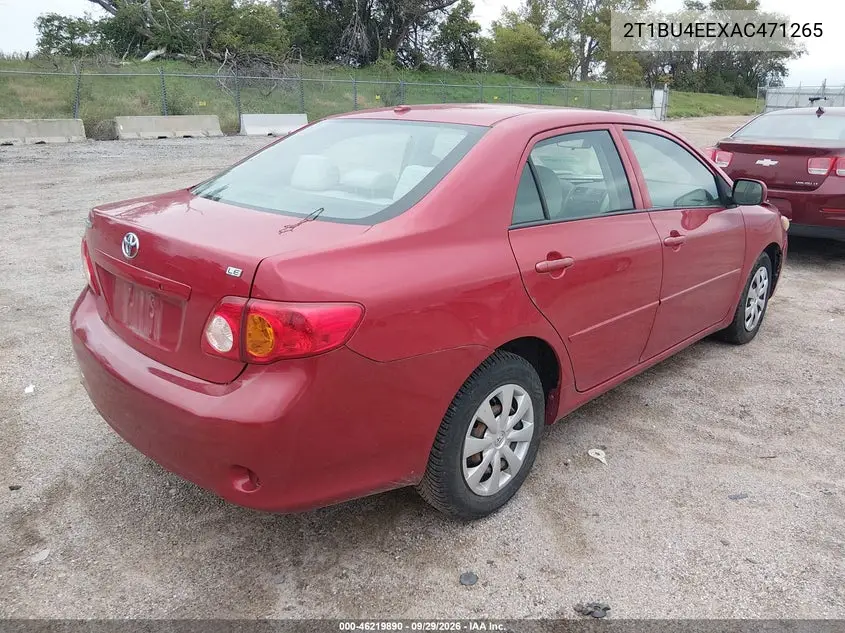 2010 TOYOTA COROLLA VIN 2T1BU4EEXAC471265 — фото 4