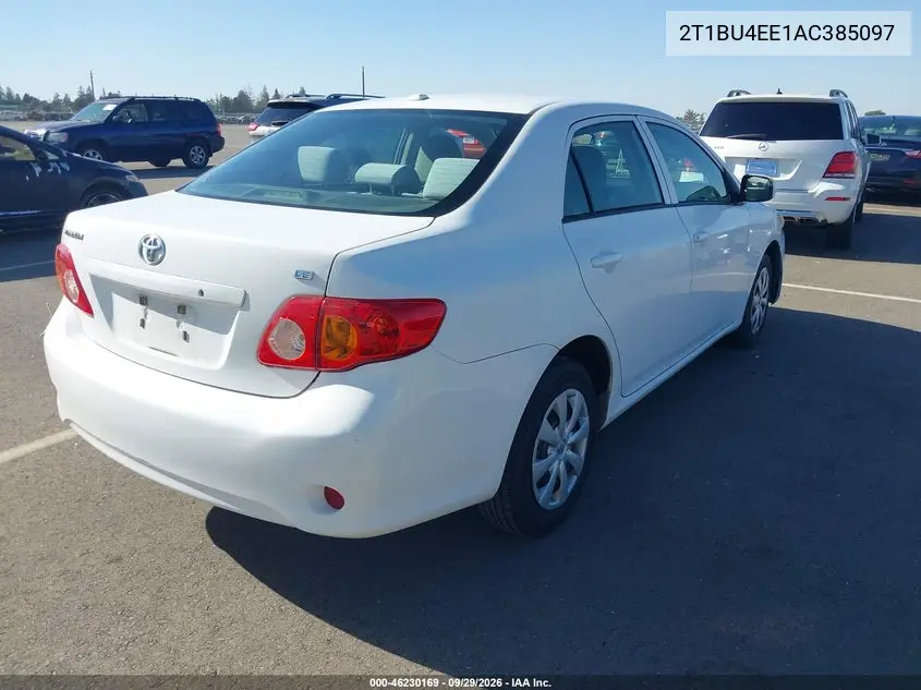 2010 TOYOTA COROLLA VIN 2T1BU4EE1AC385097 — фото 4