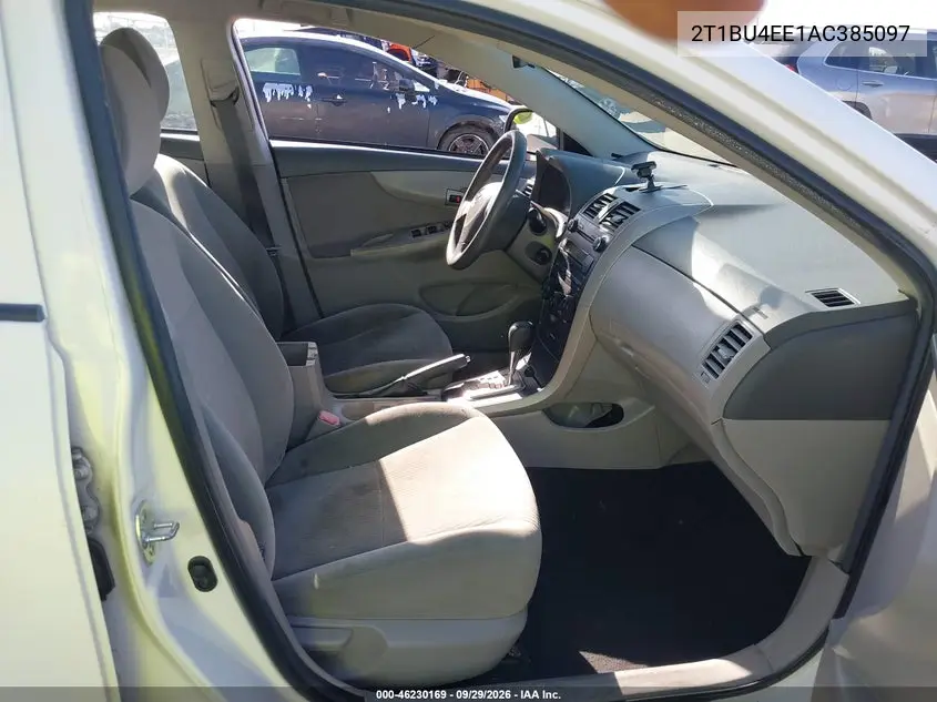 2010 TOYOTA COROLLA VIN 2T1BU4EE1AC385097 — фото 5