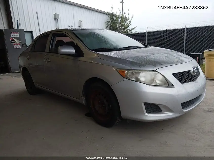 TOYOTA COROLLA 2010, VIN 1NXBU4EE4AZ233362