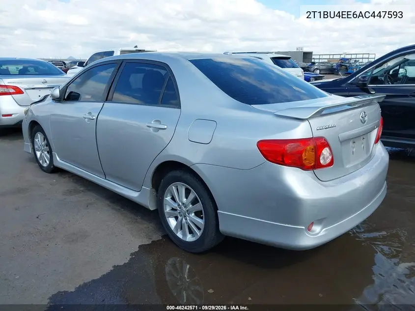 2010 TOYOTA COROLLA VIN 2T1BU4EE6AC447593 — фото 3