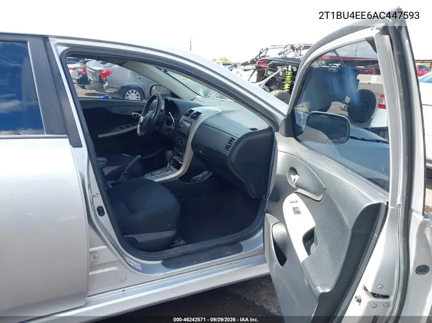 2010 TOYOTA COROLLA VIN 2T1BU4EE6AC447593 — фото 5