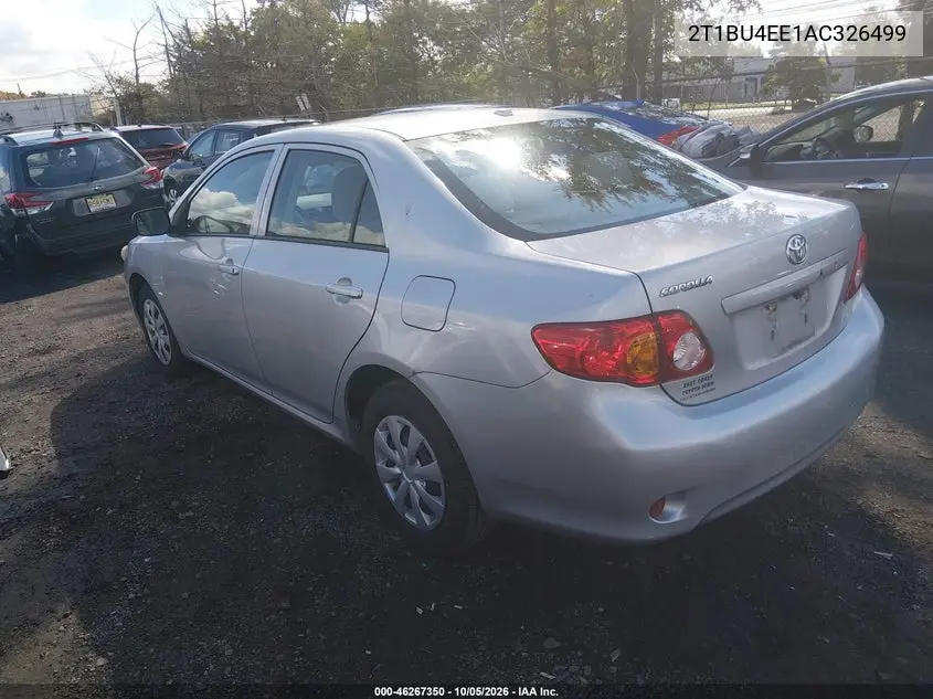 2010 TOYOTA COROLLA VIN 2T1BU4EE1AC326499 — фото 3