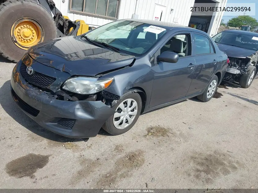 2010 TOYOTA COROLLA VIN 2T1BU4EE1AC299594 — фото 2