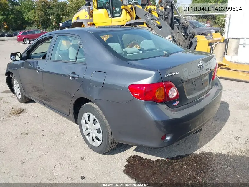 2010 TOYOTA COROLLA VIN 2T1BU4EE1AC299594 — фото 3