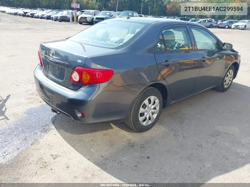 2010 TOYOTA COROLLA VIN 2T1BU4EE1AC299594 — фото 4