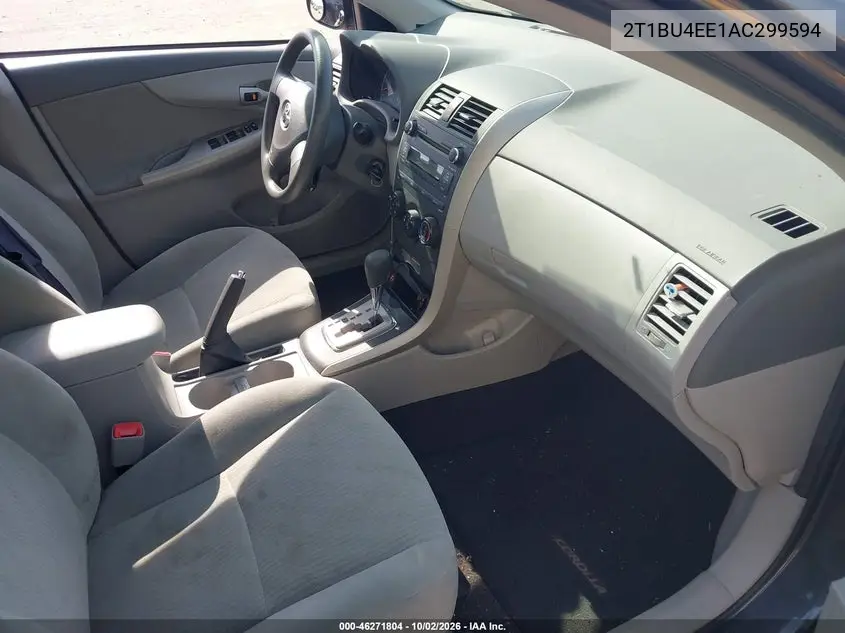 2010 TOYOTA COROLLA VIN 2T1BU4EE1AC299594 — фото 5
